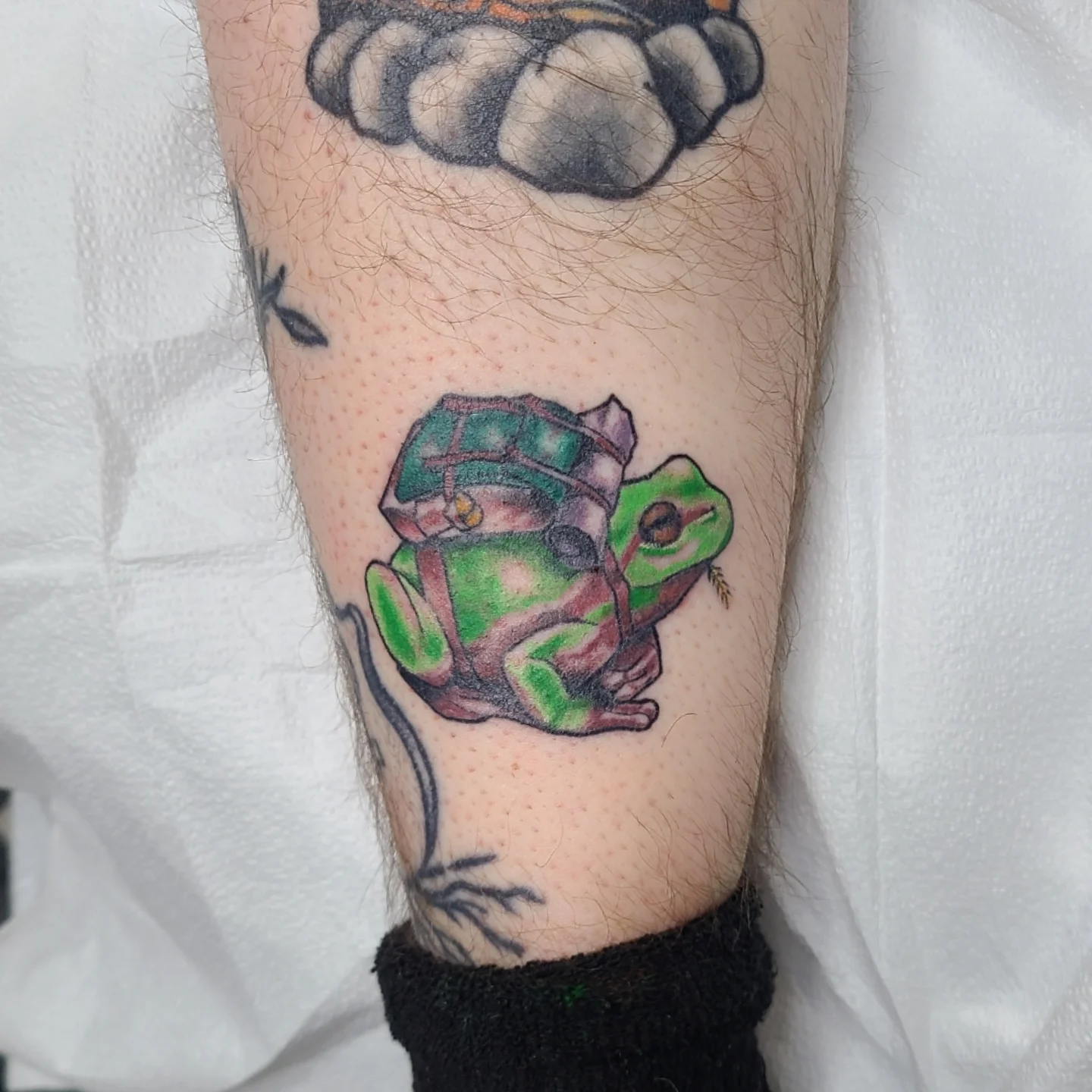 Tattoo by @shmorgue — dotwork