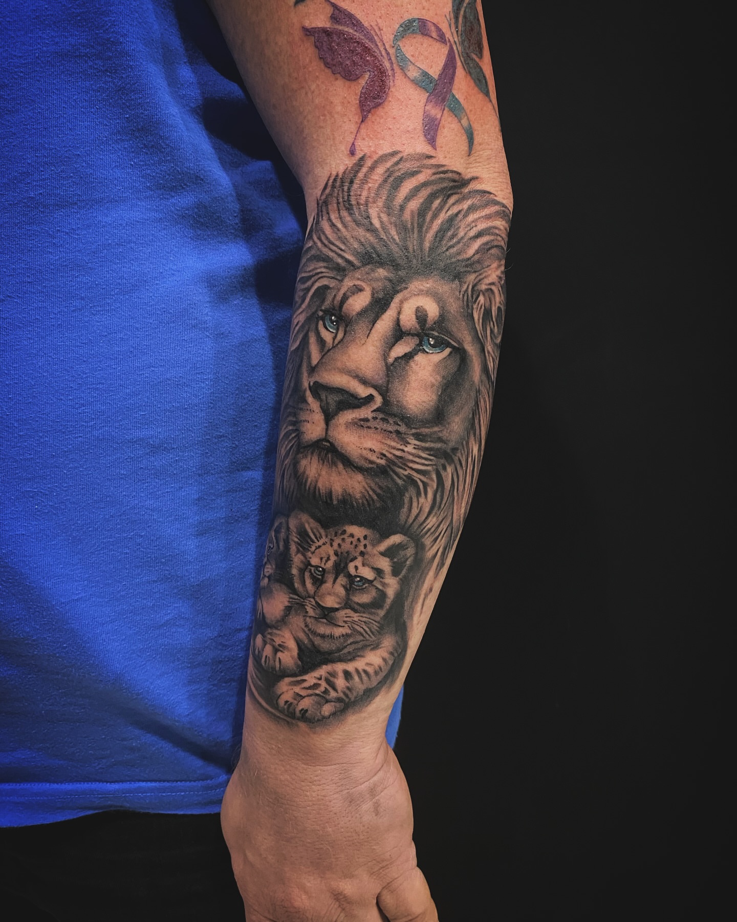 Tattoo by @chrisdafacetattoo — realism, black_and_grey