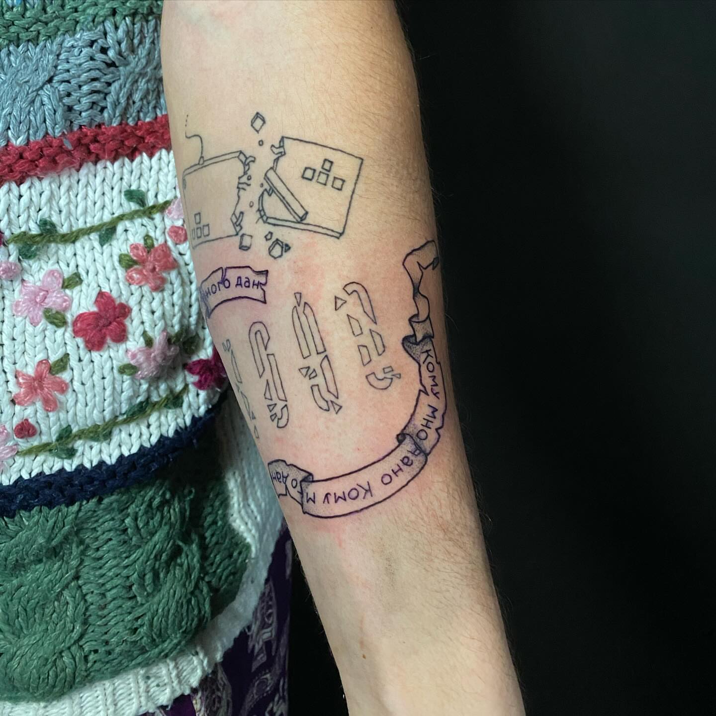 Tattoo by @artistofflesh — geometric