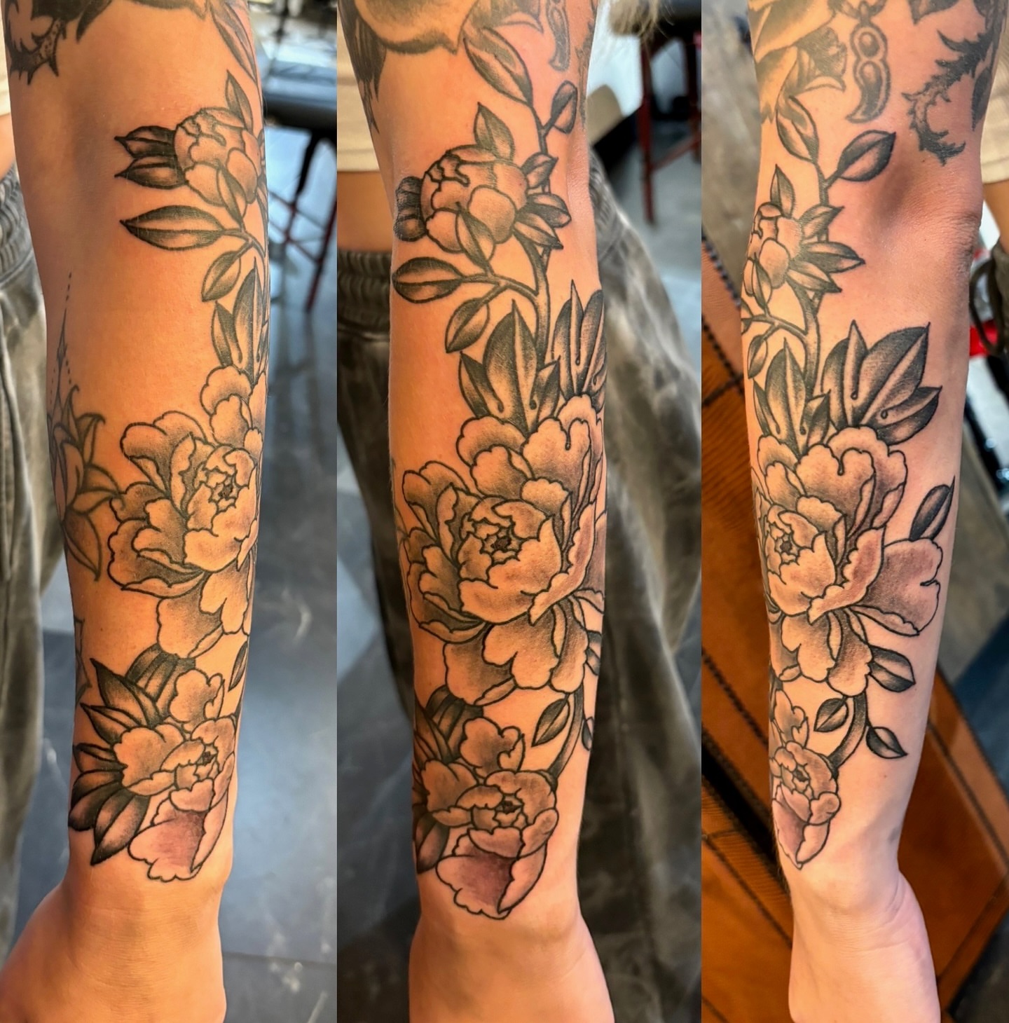 Tattoo by @stefanhagartattooer — black_and_grey