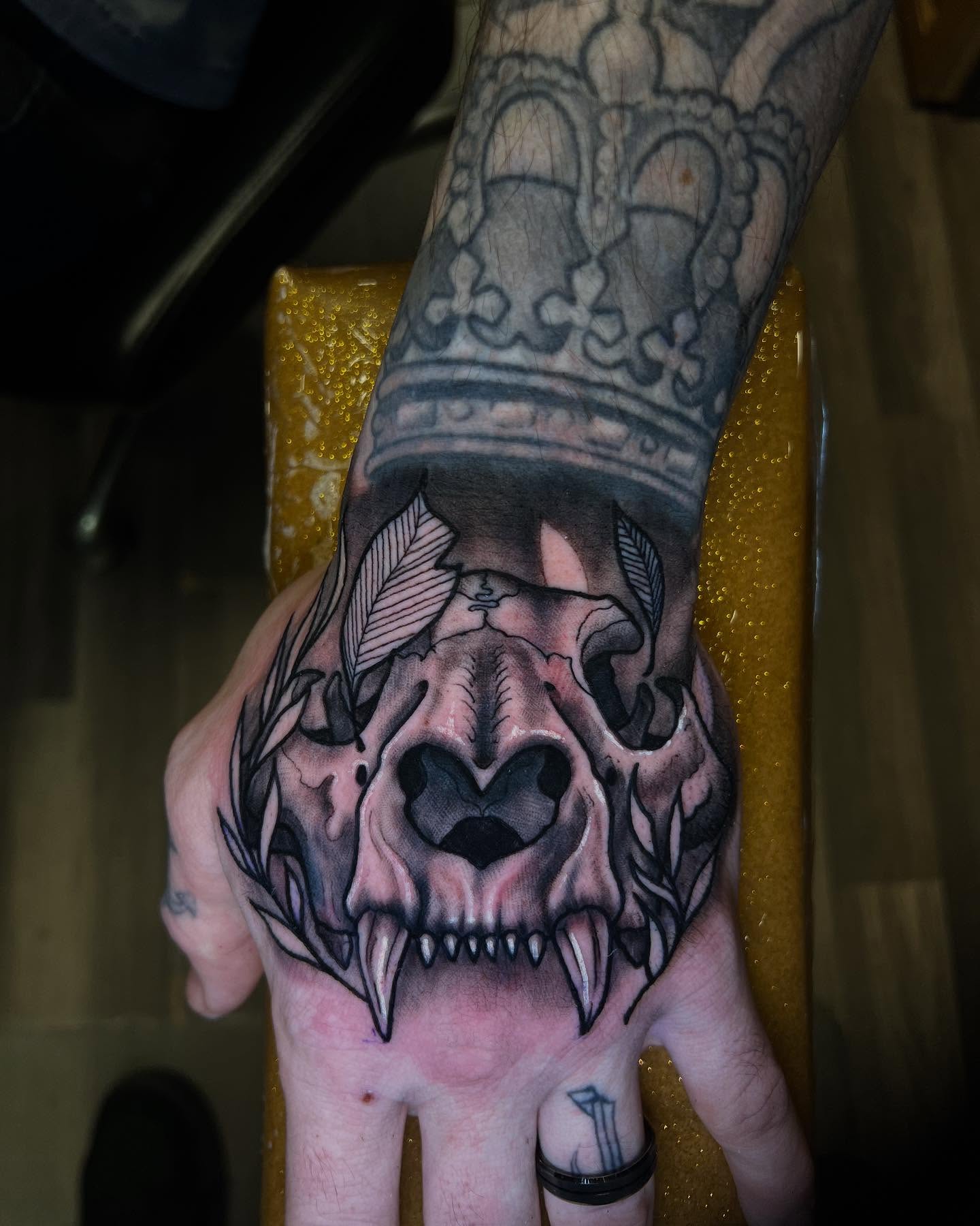 Tattoo by @mctatty — black_and_grey, realism