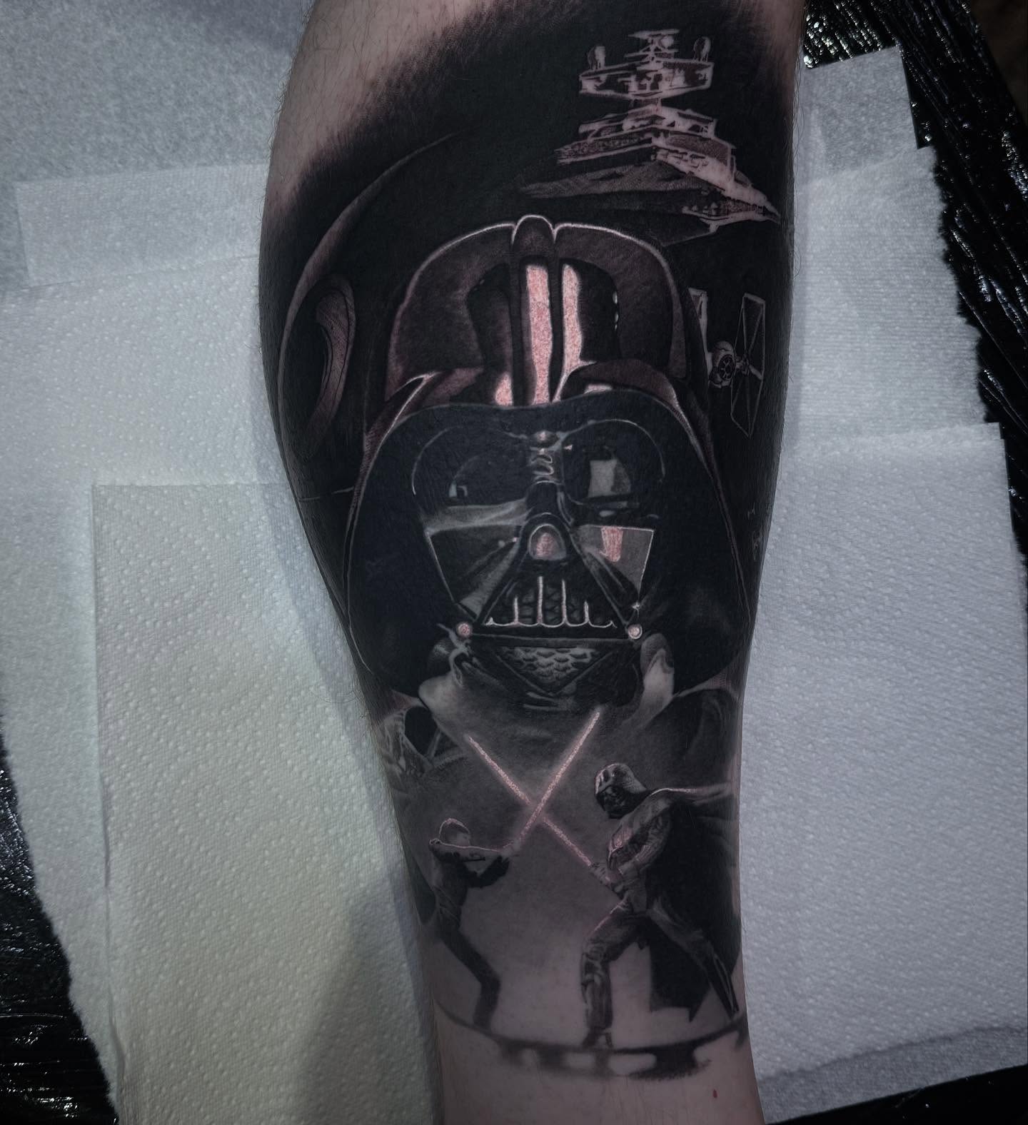 Tattoo by @rikkileetattoo — dark_realism