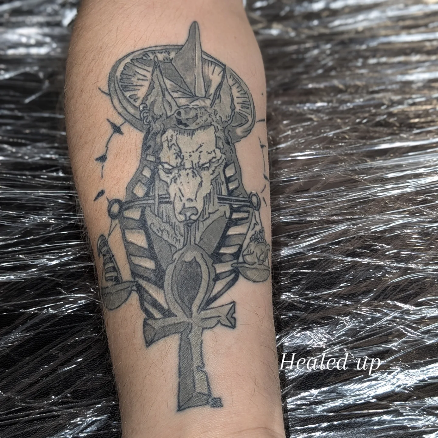 Tattoo by @andrennasparlor — black_and_grey
