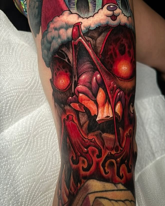 Tattoo by @jessesmithtattoos — dark_realism