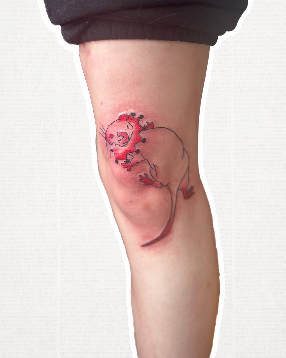 Tattoo by @maya_iconictattoo — dotwork