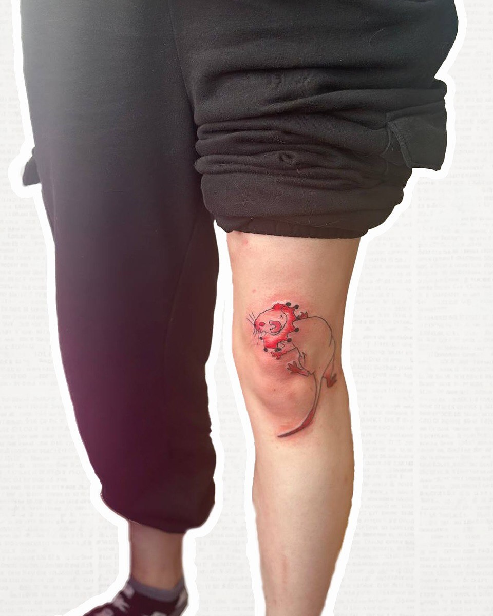 Tattoo by @maya_iconictattoo — watercolor