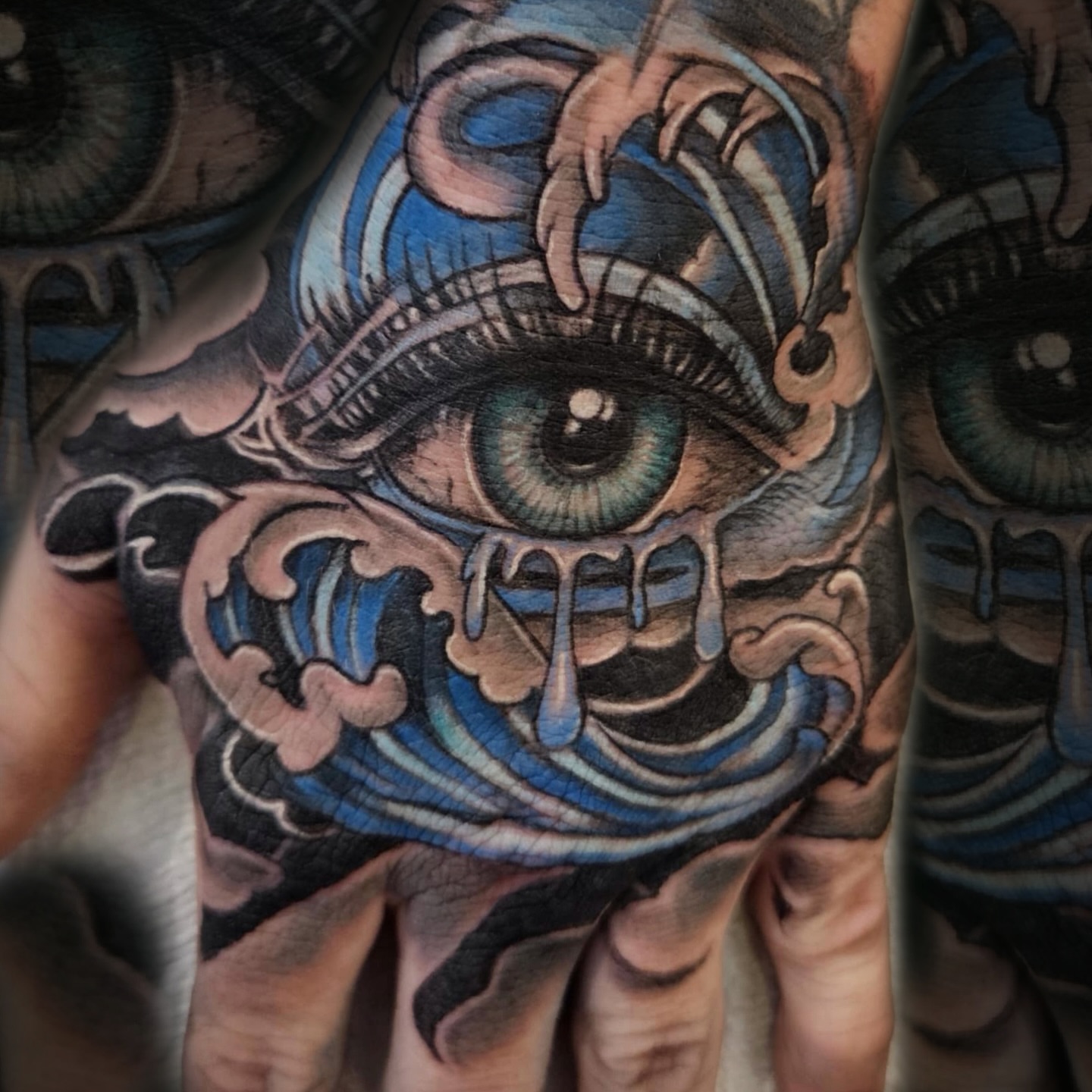 Tattoo by @samrockwell_ink — realism, dark_realism
