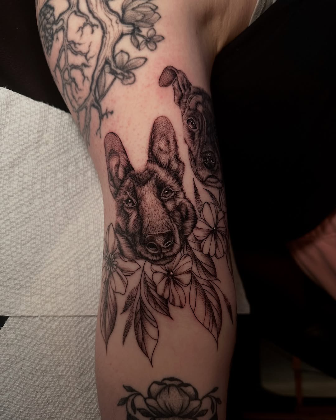Tattoo by @gailtattoos — realism, black_and_grey