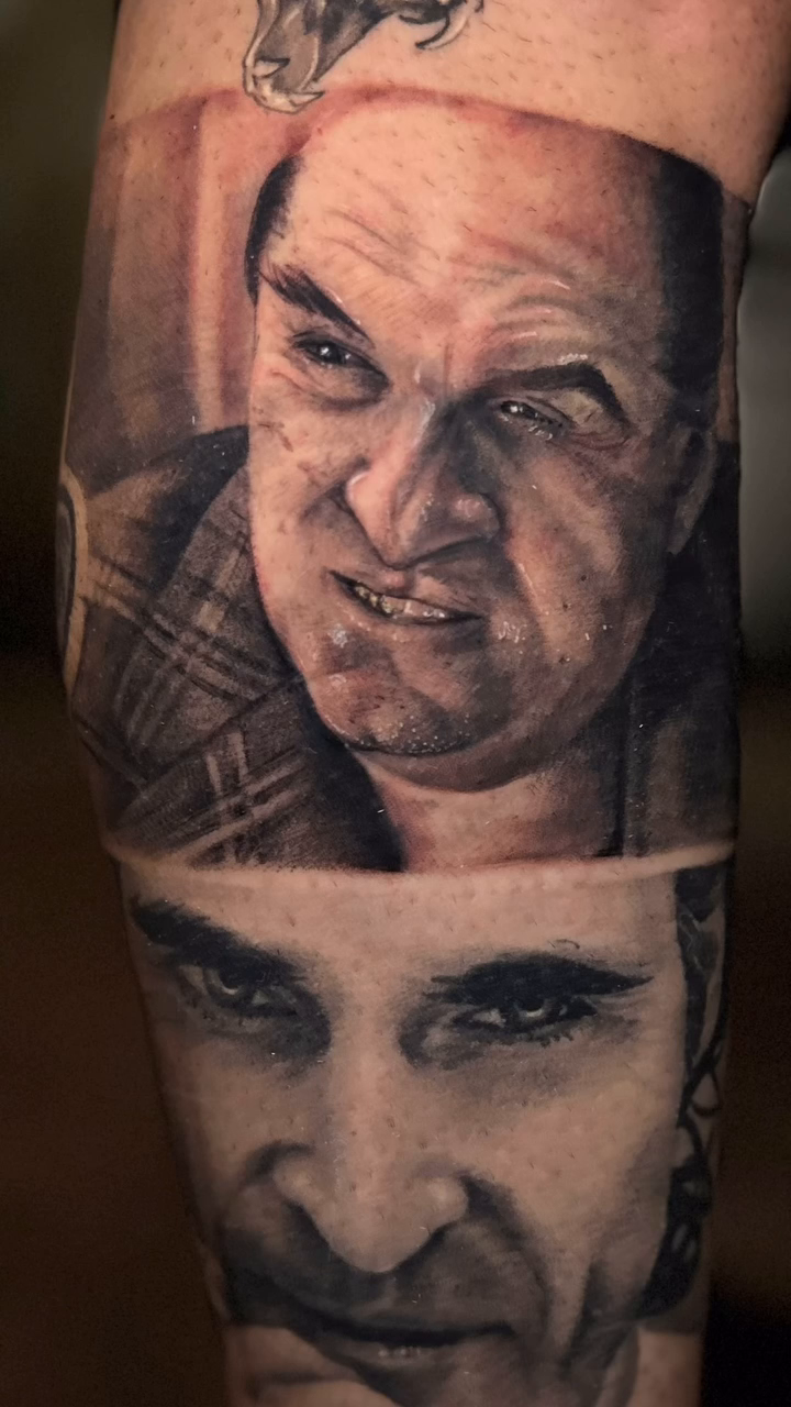 Tattoo by @augiestakes — realism, black_and_grey