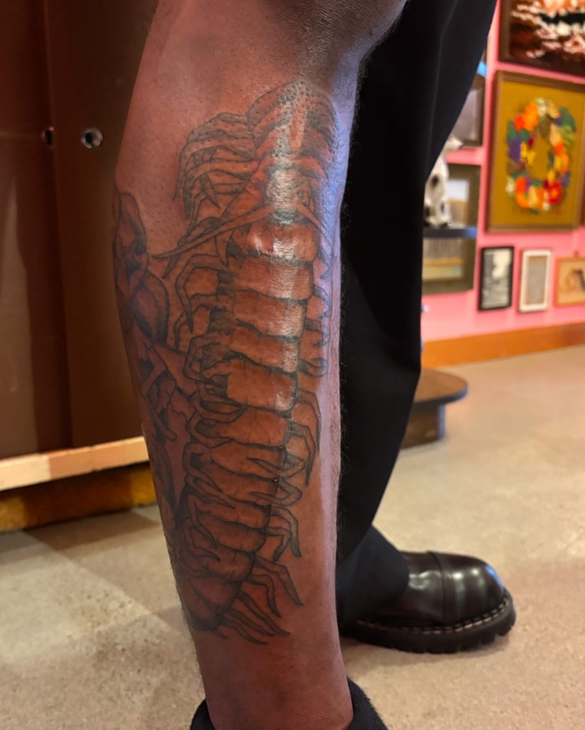 Tattoo by @jrflemingtattoo — black_and_grey