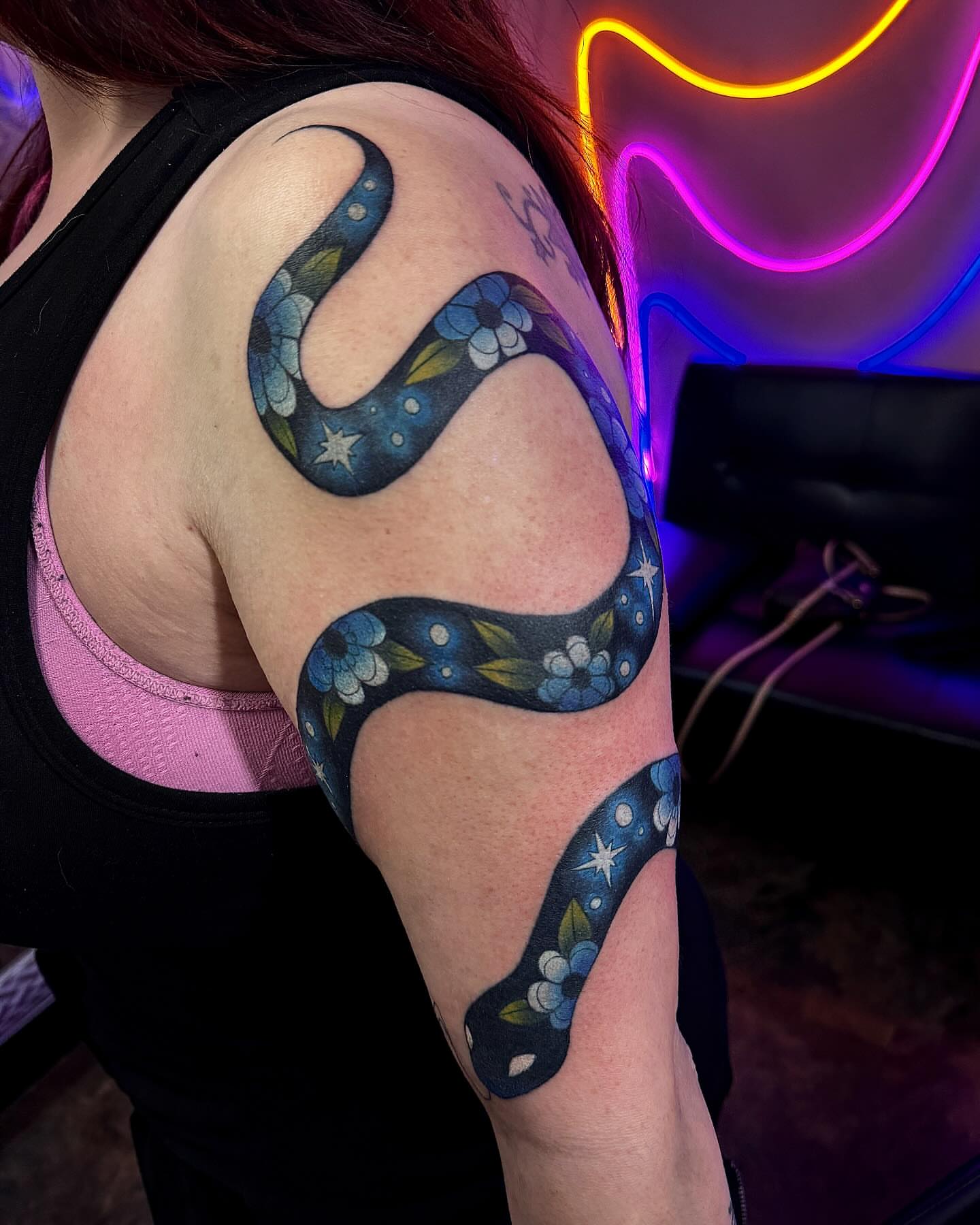 Tattoo by @alexis.tattoos — new_school, watercolor