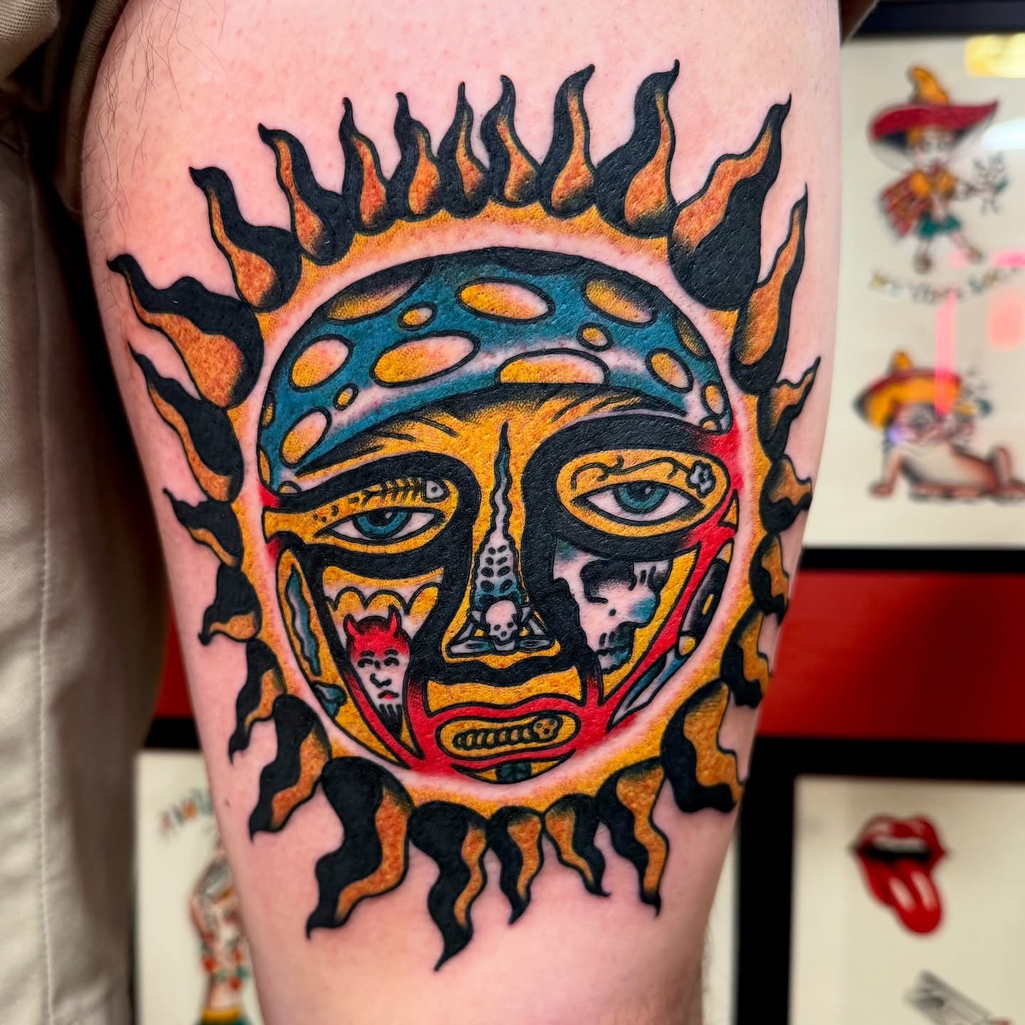 Tattoo by @buddy.holiday — american_traditional, chicano