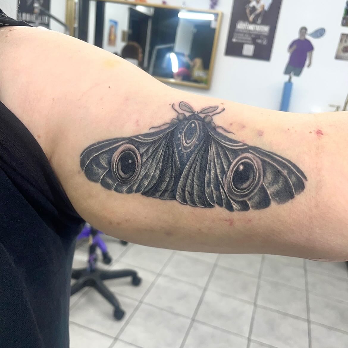 Tattoo by @crawfordtats — realism, black_and_grey