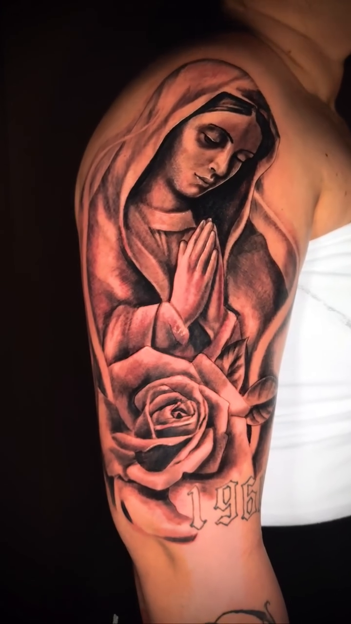 Tattoo by @cdavidta2z — black_and_grey, realism