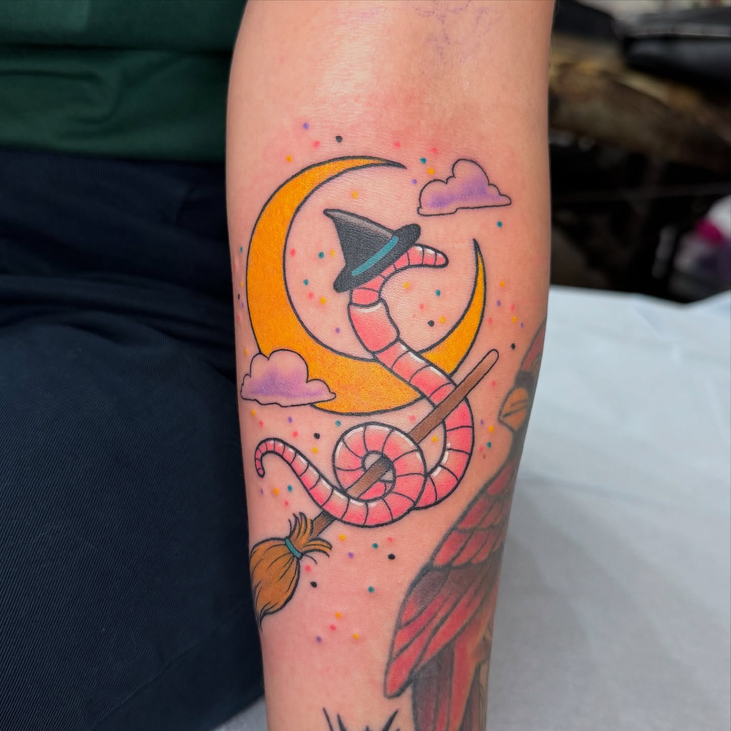 Tattoo by @lizatattoos — new_school, dotwork
