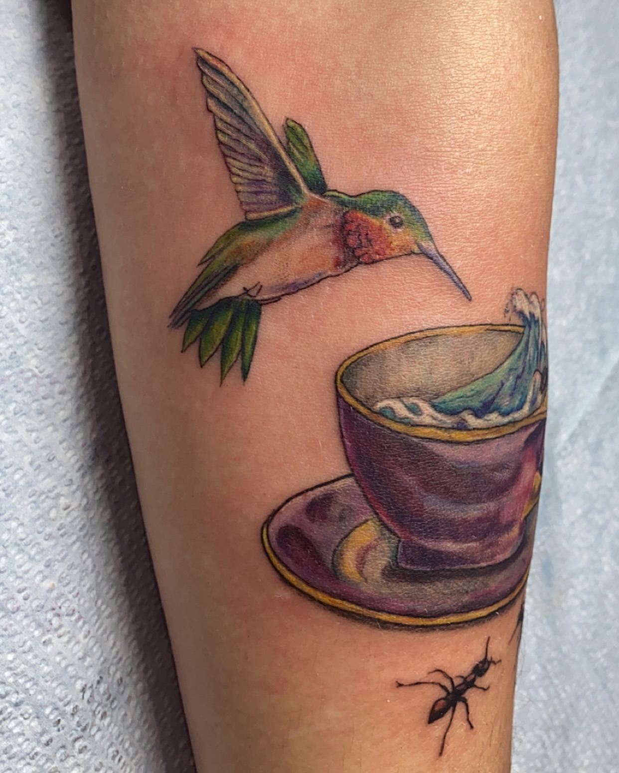 Tattoo by @kendraedgellart — realism, watercolor