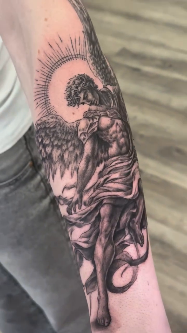 Tattoo by @shanesmith_ink — black_and_grey, realism
