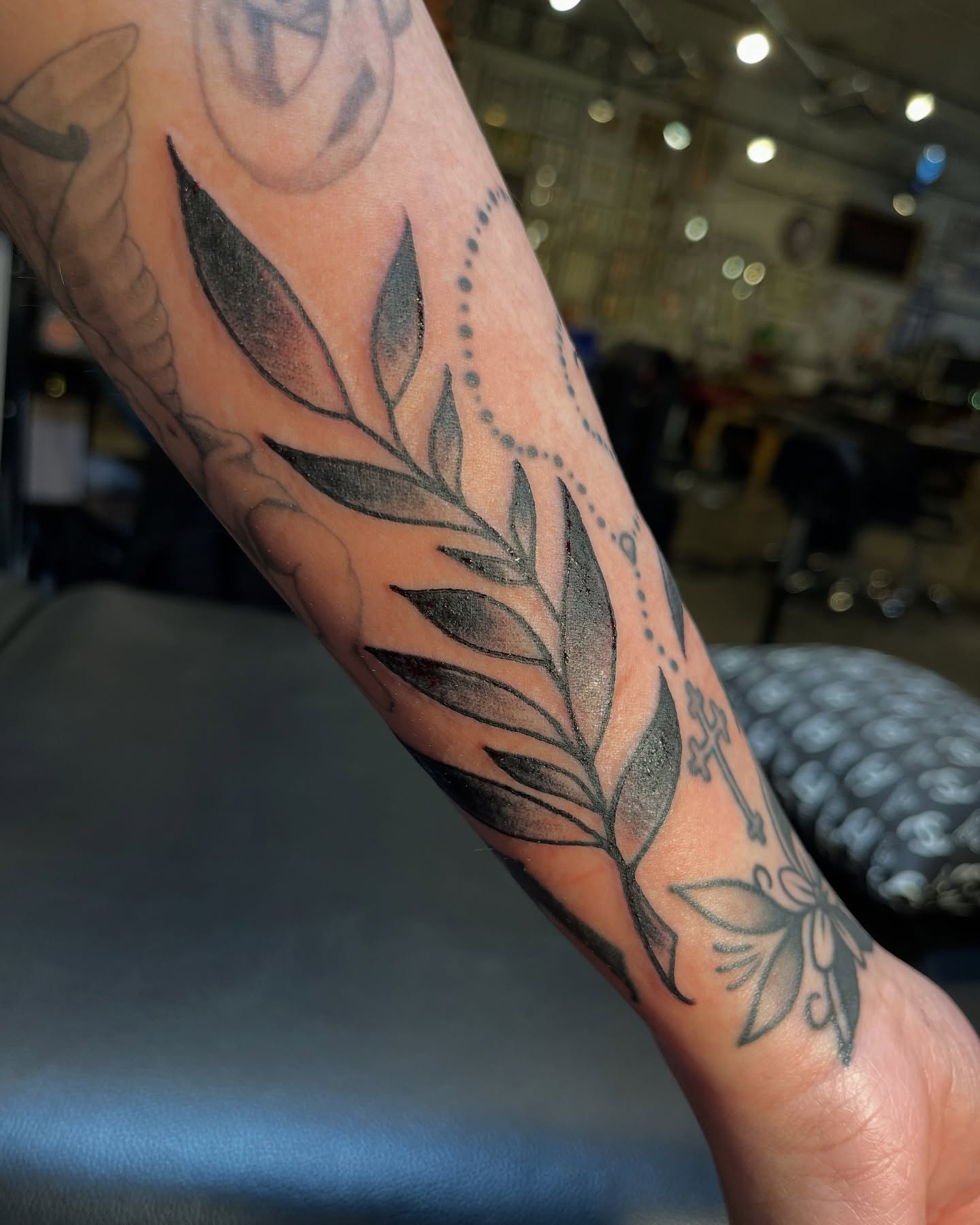Tattoo by @corylarge — black_and_grey