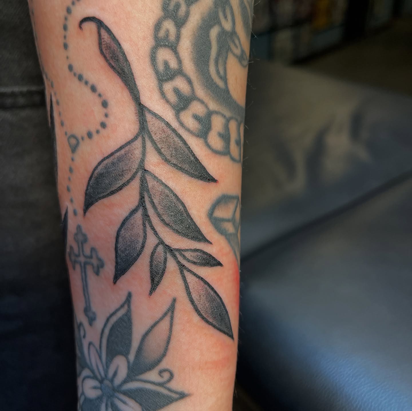 Tattoo by @corylarge — dotwork