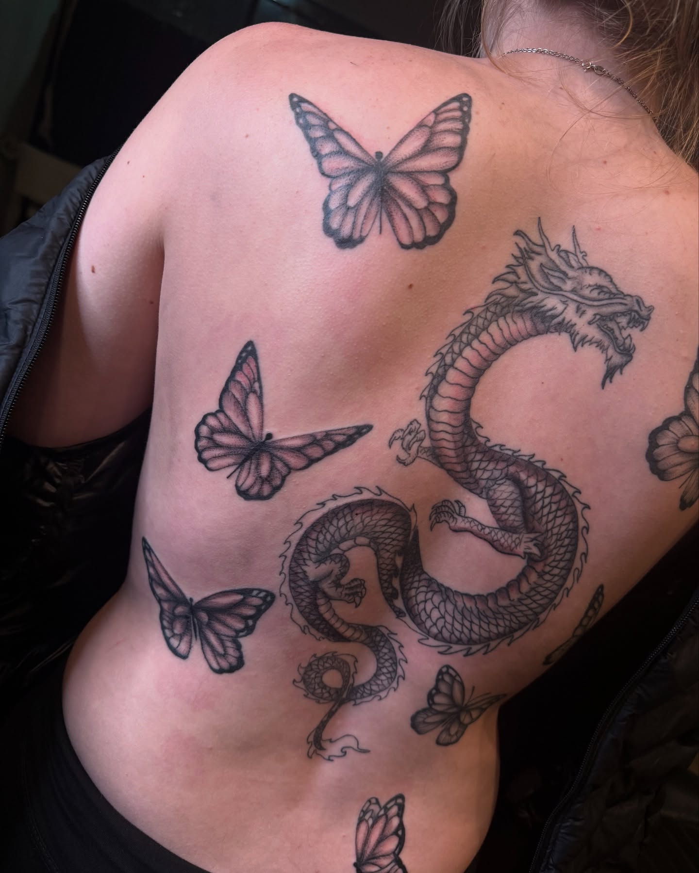 Tattoo by @kreidler_inks — black_and_grey