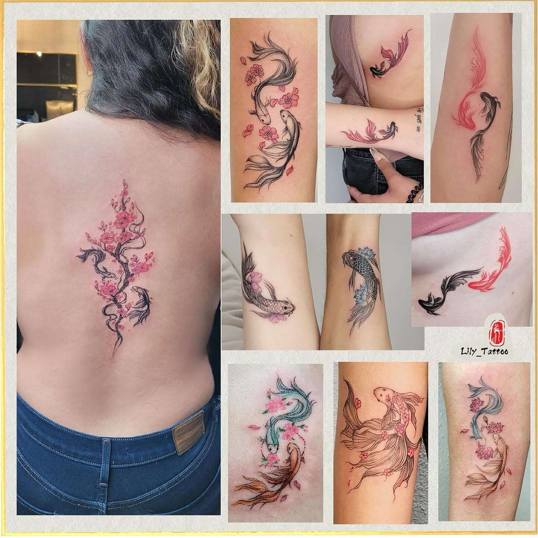 Tattoo by @linktattoo_lily — fine_line, japanese_irezumi