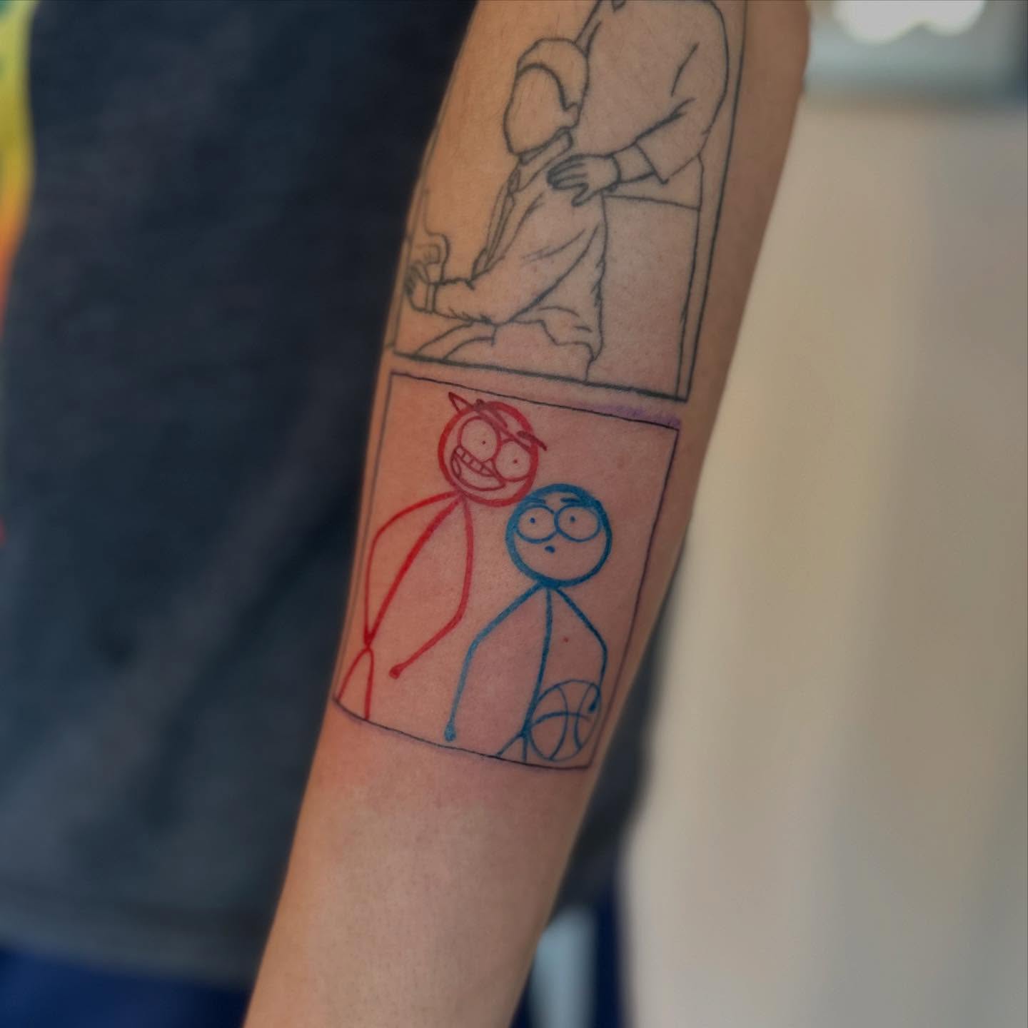 Tattoo by @chloe.mari_ink — dotwork