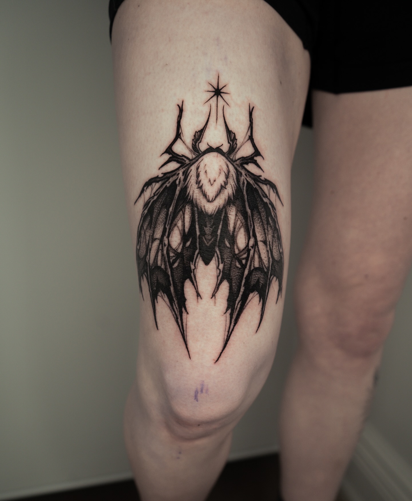 Tattoo by @bru.blackink — black_and_grey, dark_realism