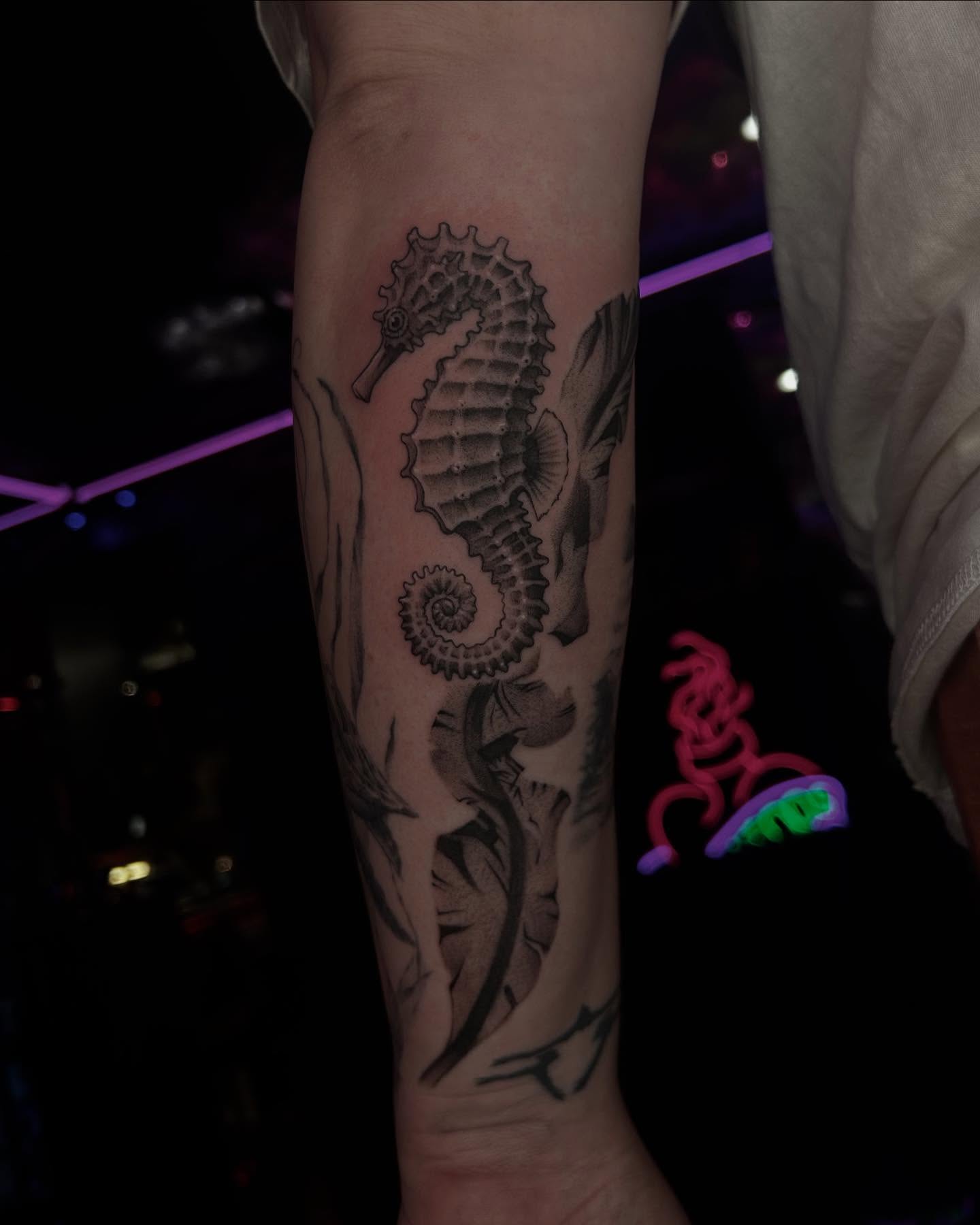 Tattoo by @petaltattoo โ black_and_grey
