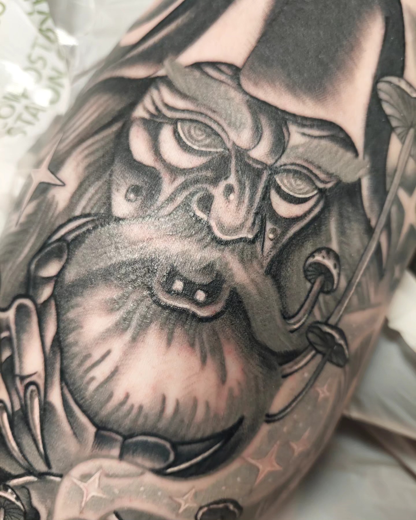 Tattoo by @daniwilsonart — black_and_grey, realism