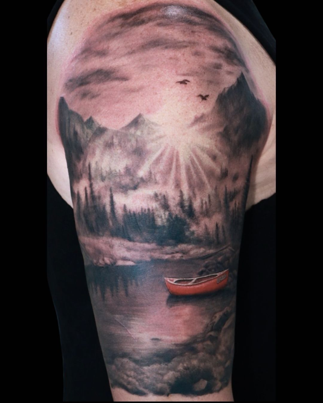 Tattoo by @mikejtattooer22 — realism, black_and_grey