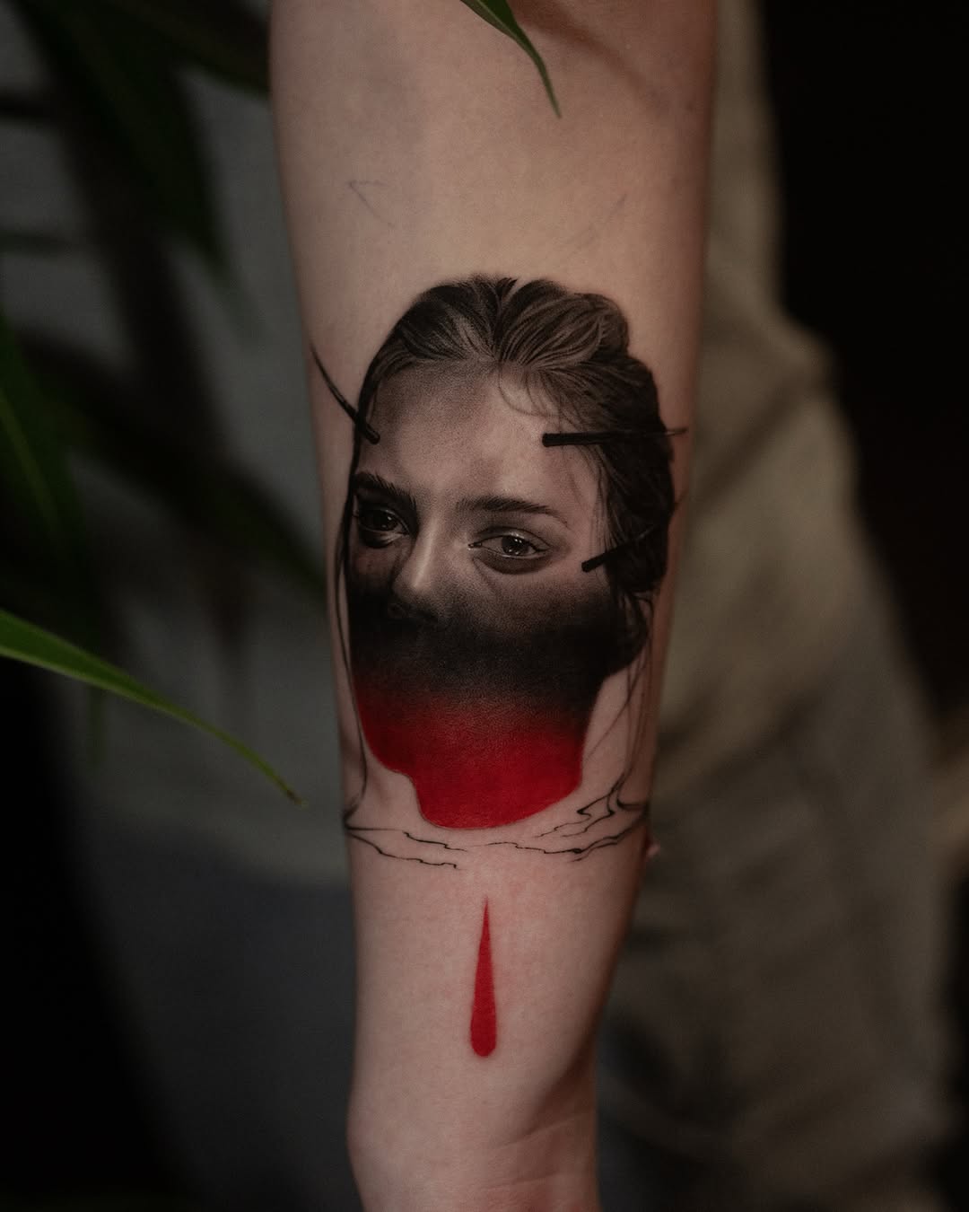 Tattoo by @lejobravo — realism, trash_polka