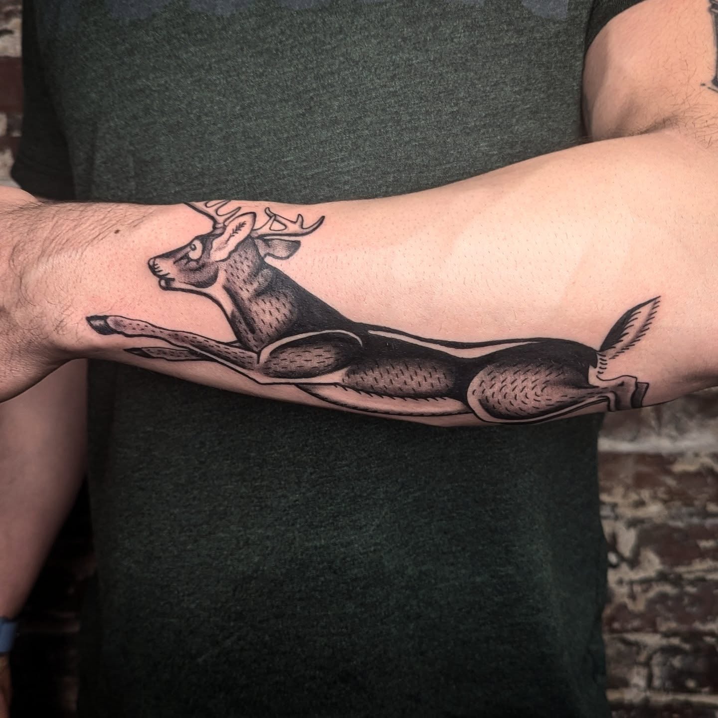 Tattoo by @elistudertattoo — black_and_grey