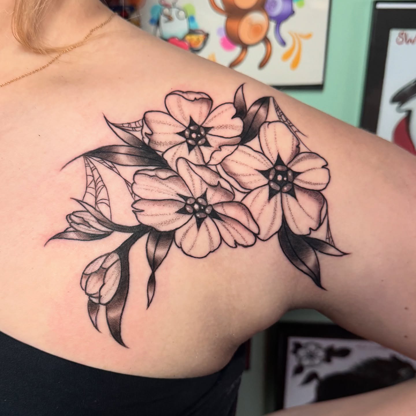 Tattoo by @kasey_may_tattoos — black_and_grey