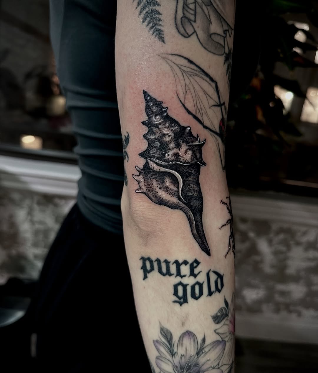 Tattoo by @dayana_tattooartist — realism, black_and_grey