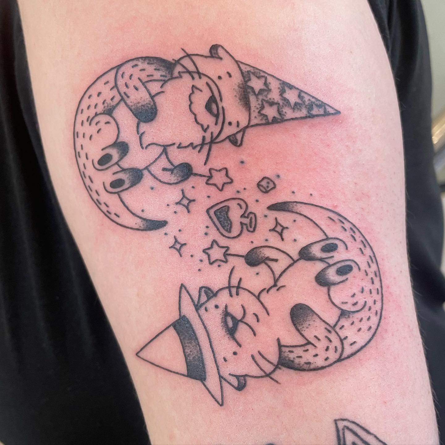 Tattoo by @kstuckeytattoos — black_and_grey