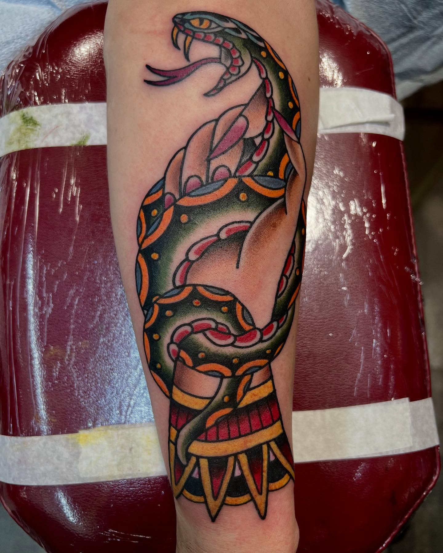 Tattoo by @mikeatidwell — american_traditional