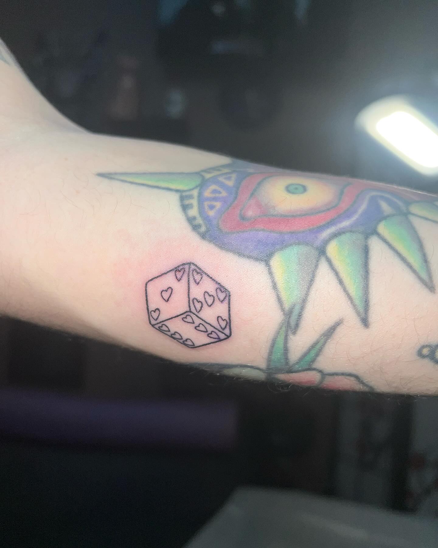 Tattoo by @artbydollface — geometric