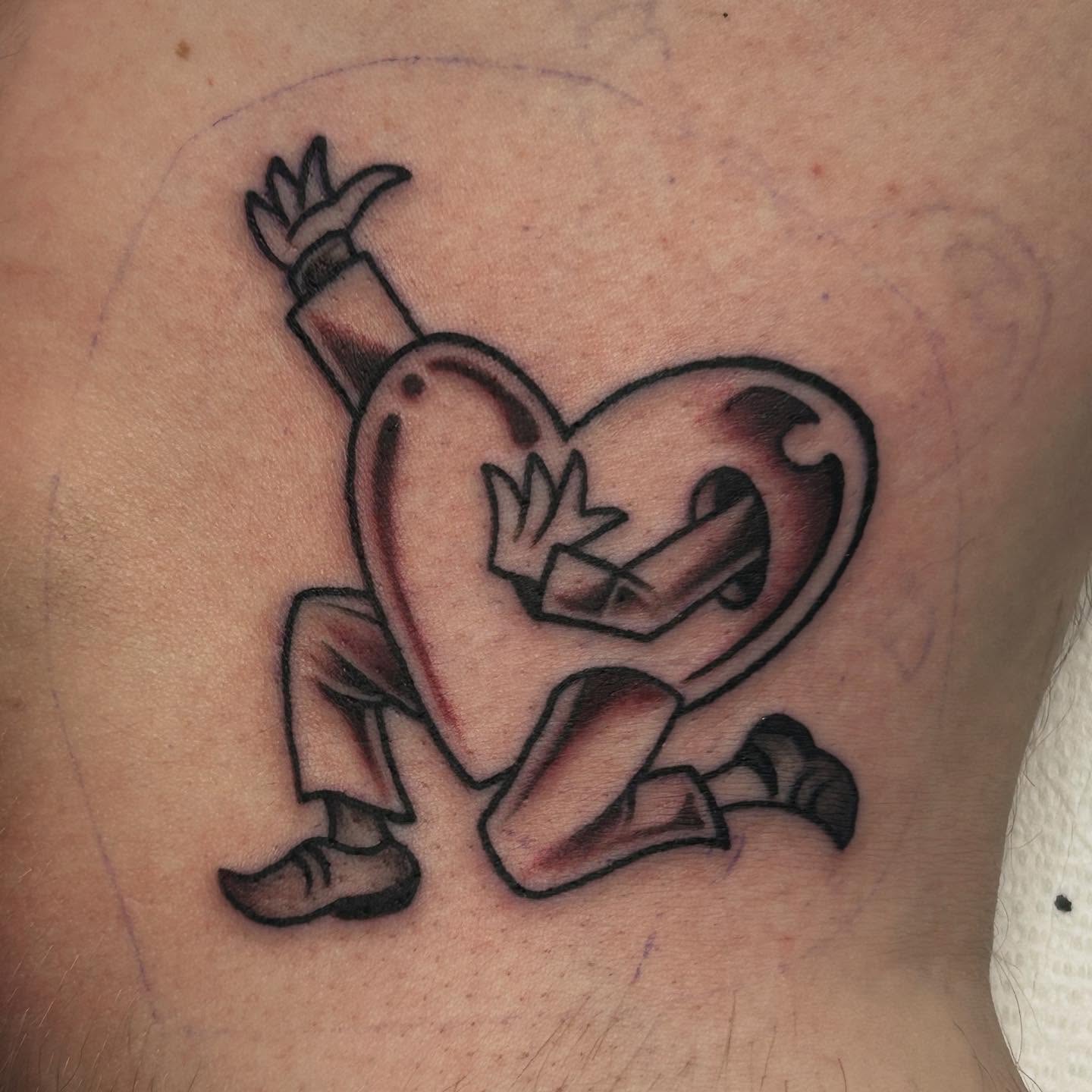 Tattoo by @electric_phantom — black_and_grey