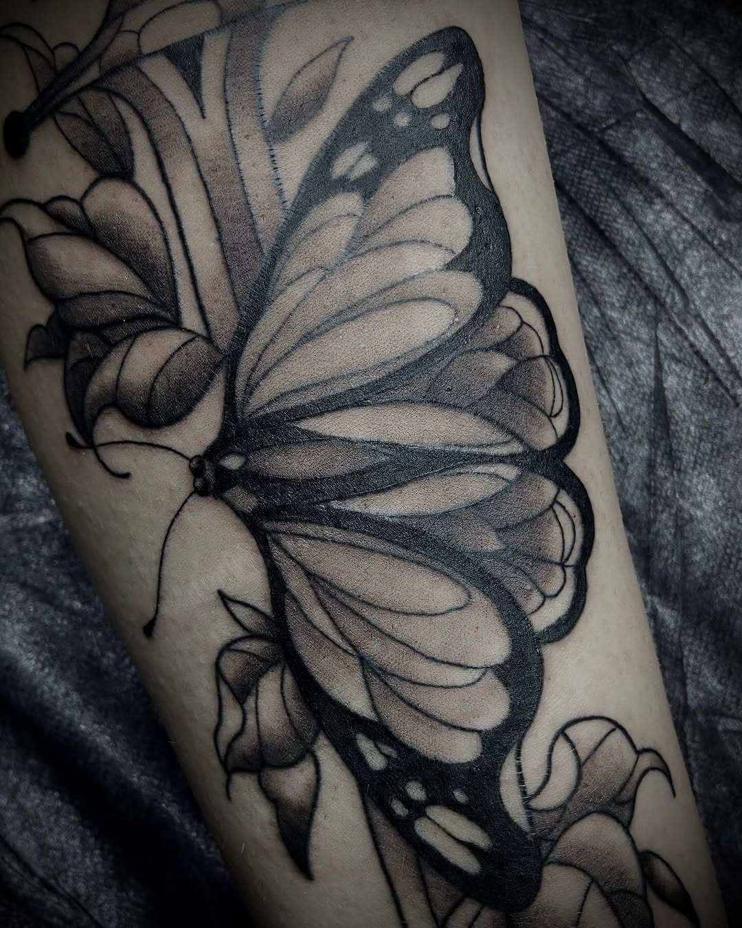 Tattoo by @inked.by.shelbie — black_and_grey, realism
