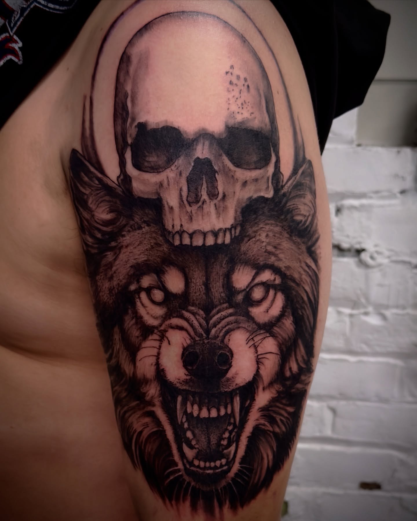 Tattoo by @brock_tattoos — black_and_grey, realism