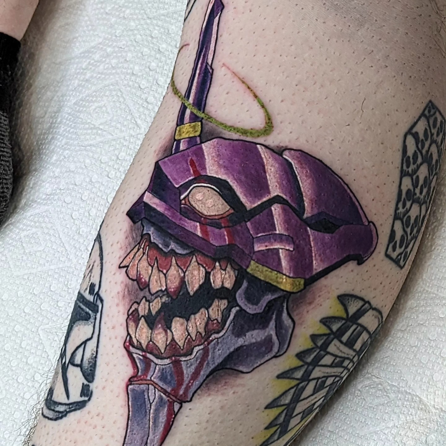 Tattoo by @kaylieseaver — geometric