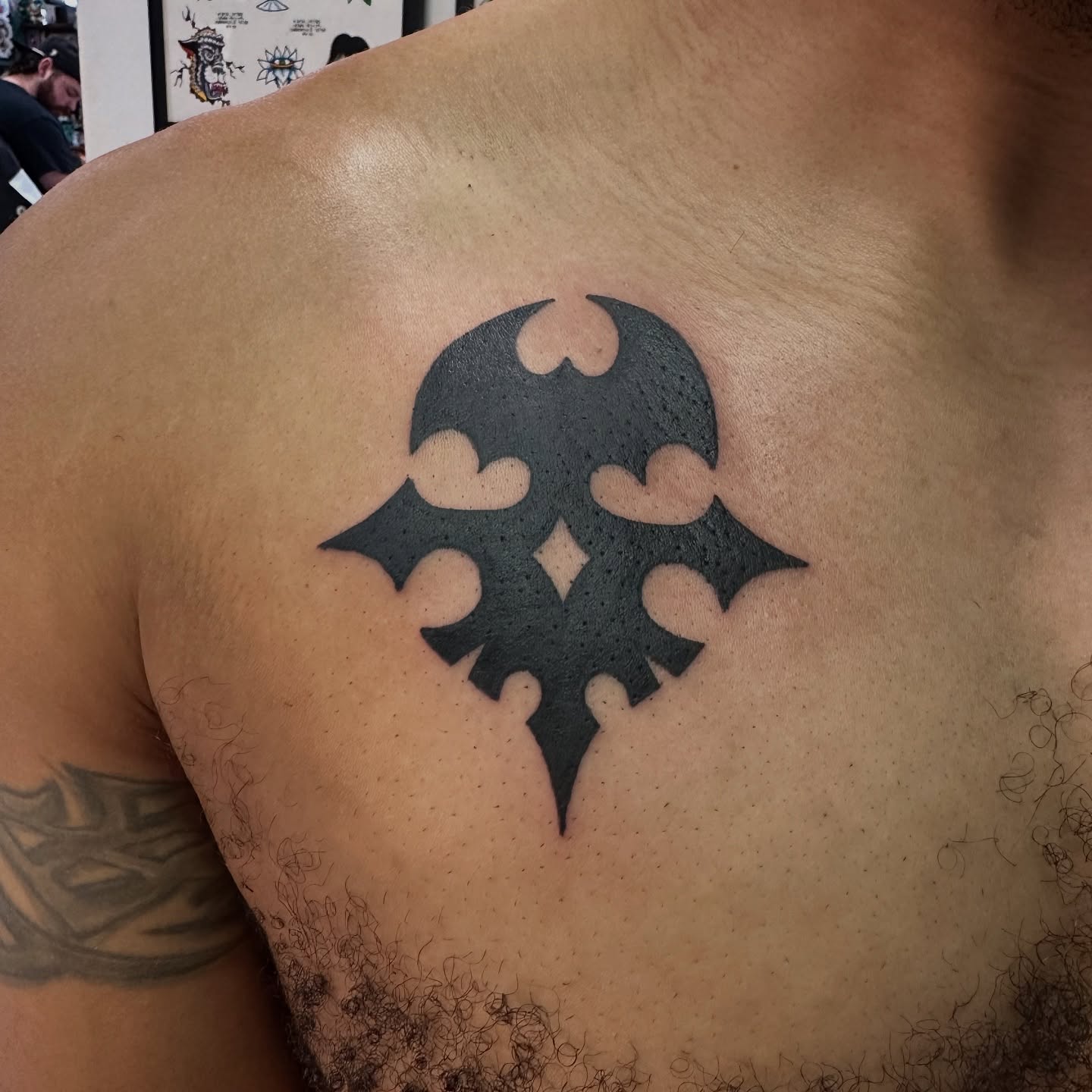Tattoo by @jafeel_tattoos — geometric
