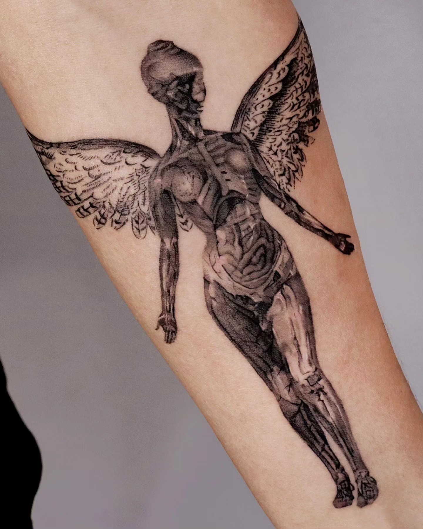 Tattoo by @ejintatt — black_and_grey, realism