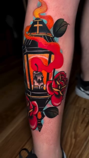 Tattoo by @psoedeathletter27 — neo_traditional