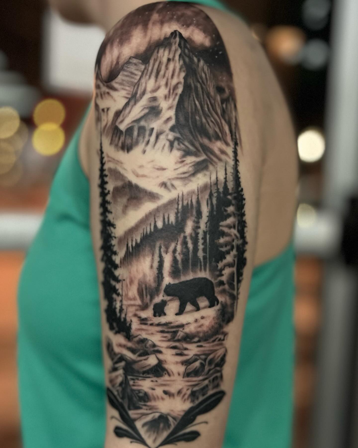 Tattoo by @keithgobleart — black_and_grey, realism