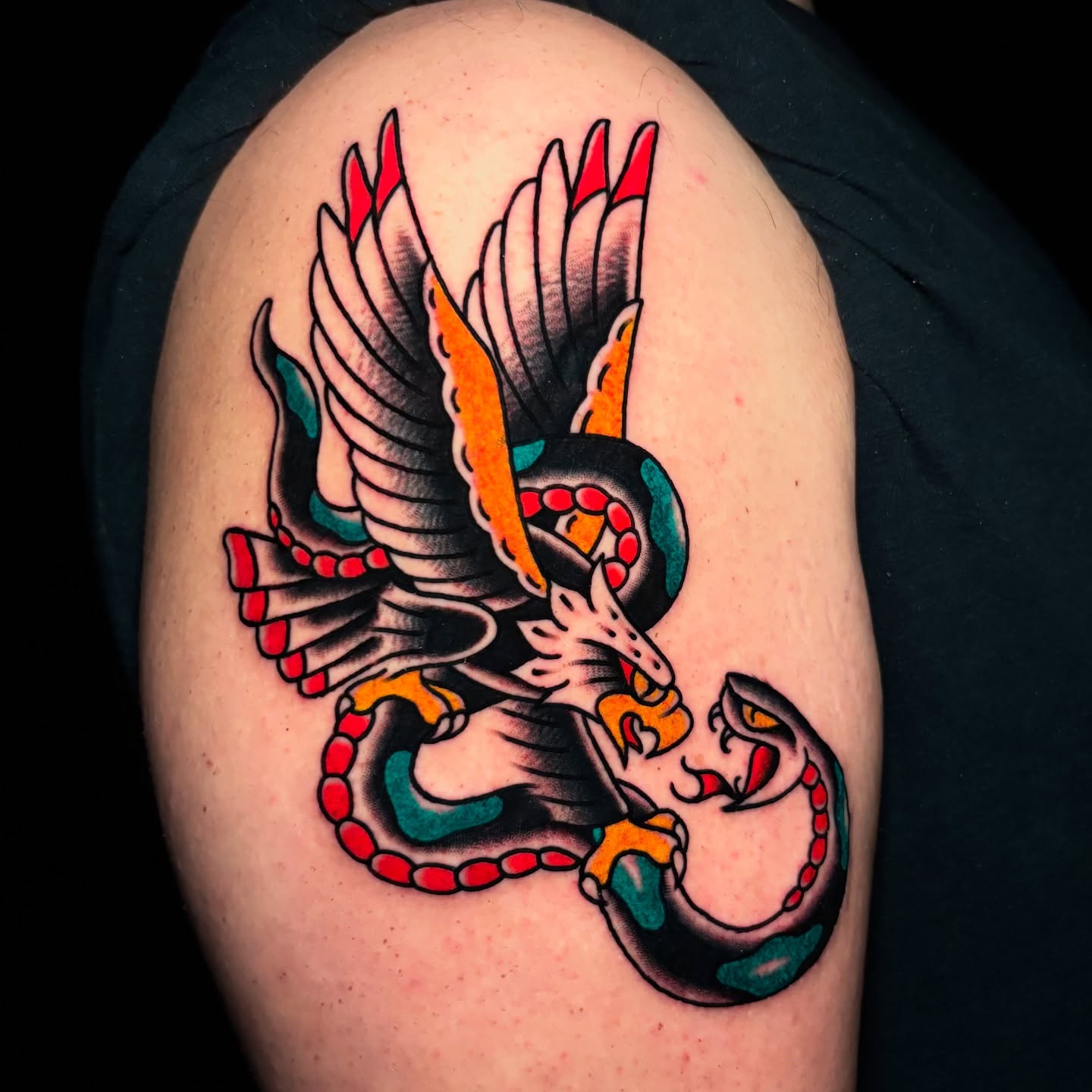Tattoo by @michelparisay — american_traditional, neo_traditional
