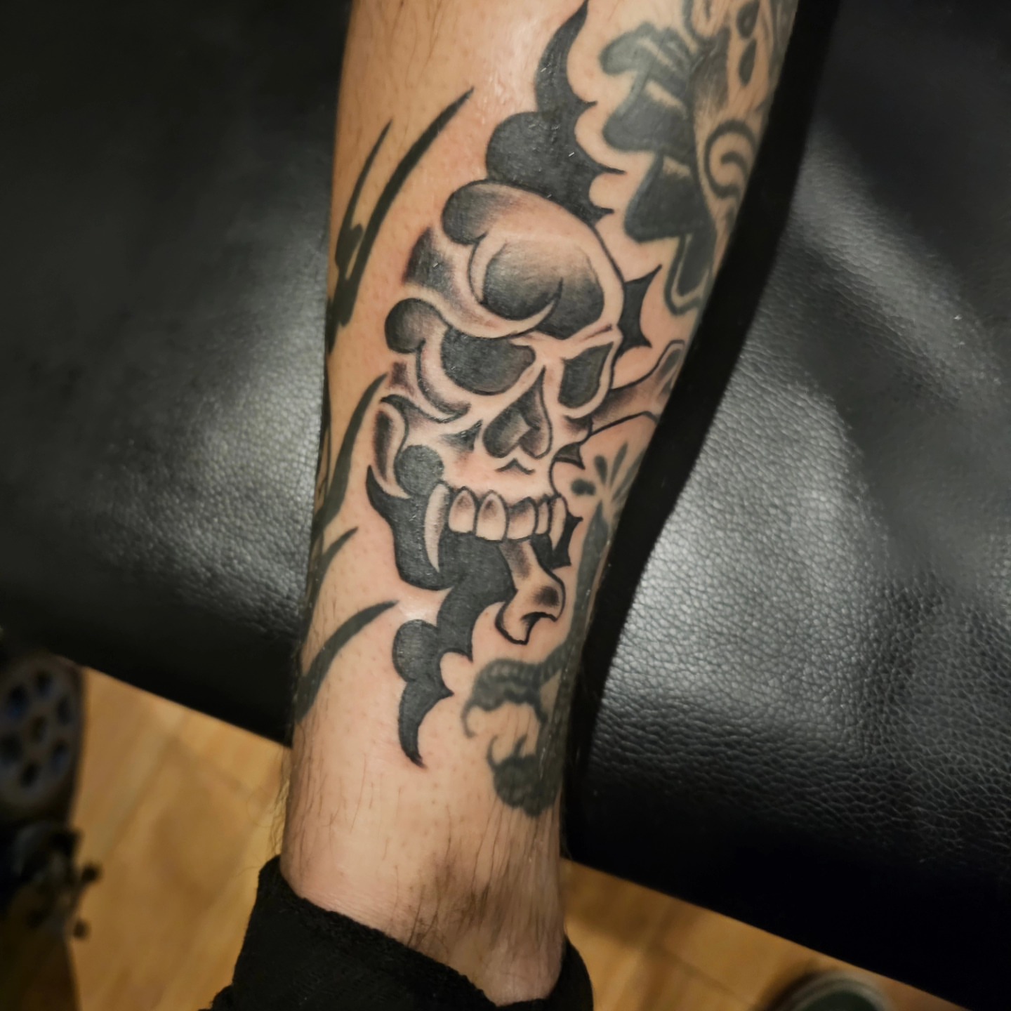 Tattoo by @taylorgperry — black_and_grey