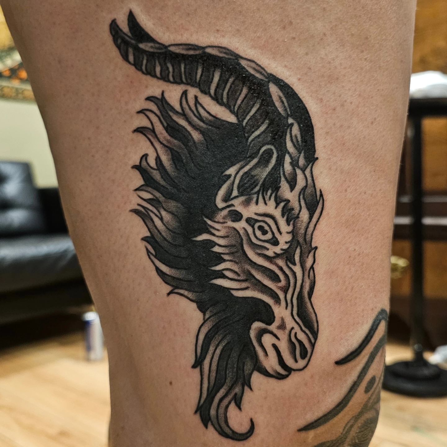 Tattoo by @taylorgperry — black_and_grey