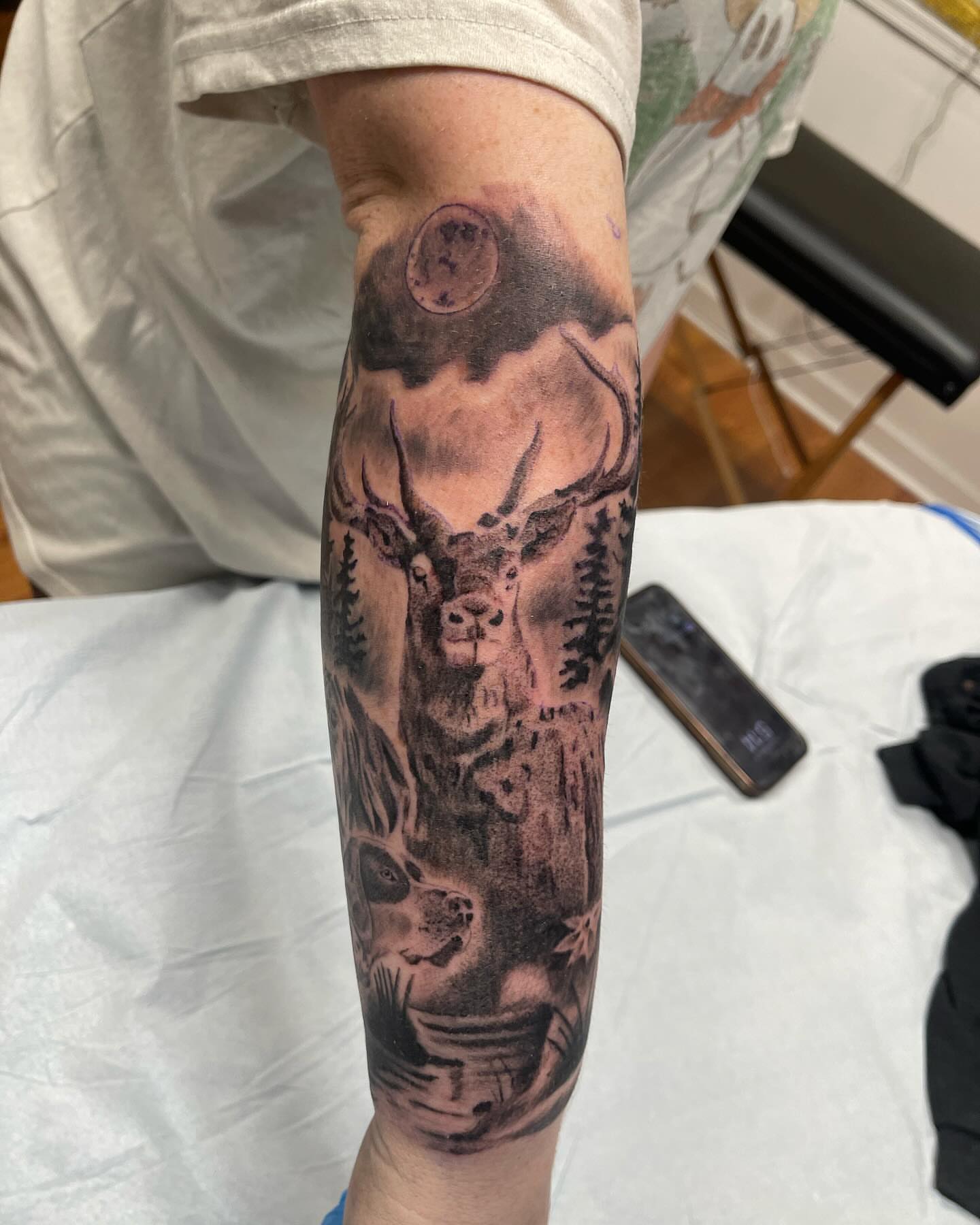 Tattoo by @tobiaztattooz — black_and_grey, realism