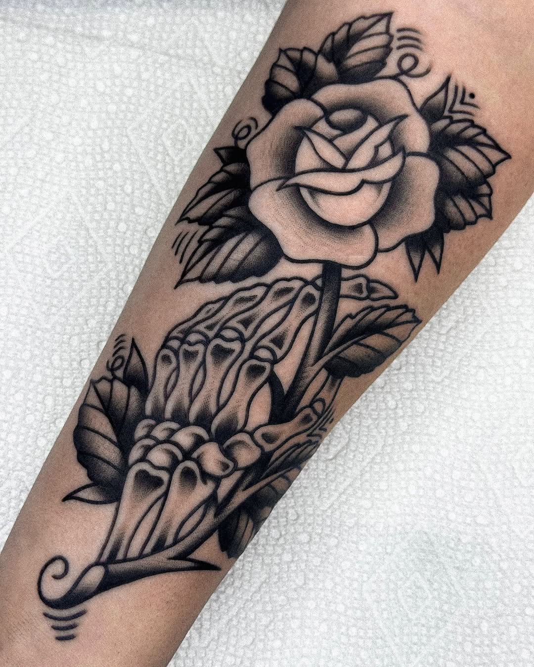 Tattoo by @diickiey — american_traditional, black_and_grey
